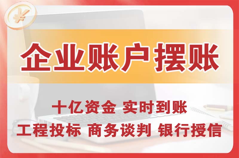 霞山企业账户摆账